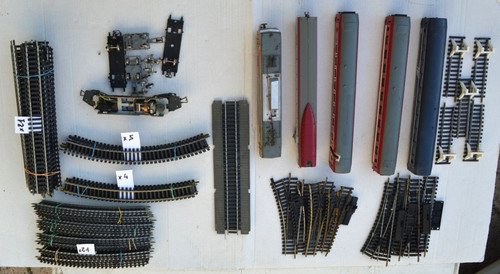Gros lot jouef - , rails